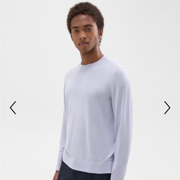 Theory Crewneck Sweater in Regal Wool - Picture 4 of 5